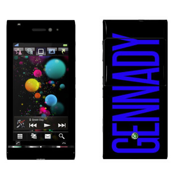   «Gennady»   Sony Ericsson U1 Satio
