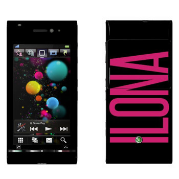   «Ilona»   Sony Ericsson U1 Satio