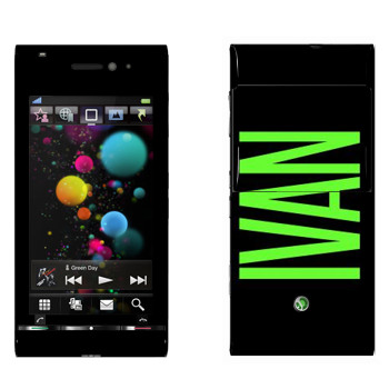   «Ivan»   Sony Ericsson U1 Satio