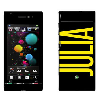   «Julia»   Sony Ericsson U1 Satio