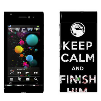   «Keep calm and Finish him Mortal Kombat»   Sony Ericsson U1 Satio