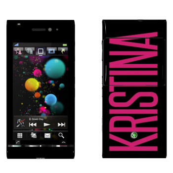   «Kristina»   Sony Ericsson U1 Satio