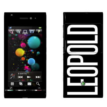   «Leopold»   Sony Ericsson U1 Satio