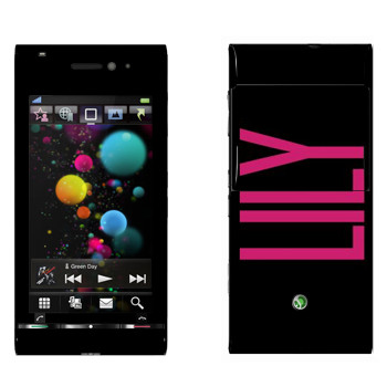  «Lily»   Sony Ericsson U1 Satio