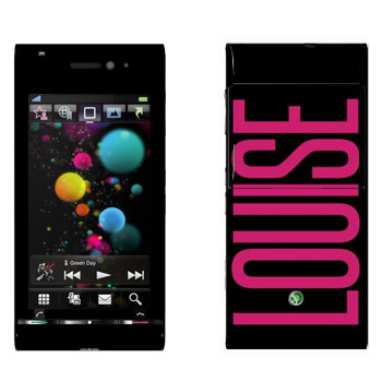   «Louise»   Sony Ericsson U1 Satio