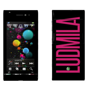   «Ludmila»   Sony Ericsson U1 Satio