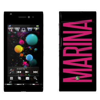   «Marina»   Sony Ericsson U1 Satio