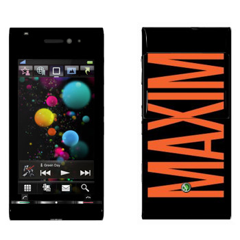   «Maxim»   Sony Ericsson U1 Satio