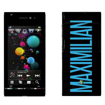   «Maximilian»   Sony Ericsson U1 Satio