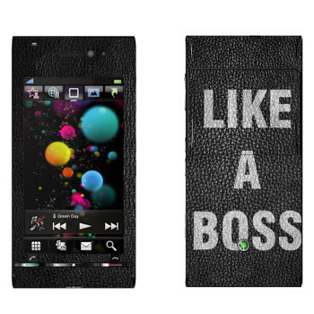  « Like A Boss»   Sony Ericsson U1 Satio