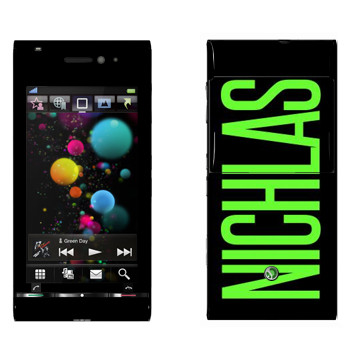   «Nichlas»   Sony Ericsson U1 Satio