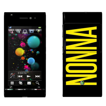   «Nonna»   Sony Ericsson U1 Satio