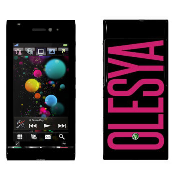   «Olesya»   Sony Ericsson U1 Satio