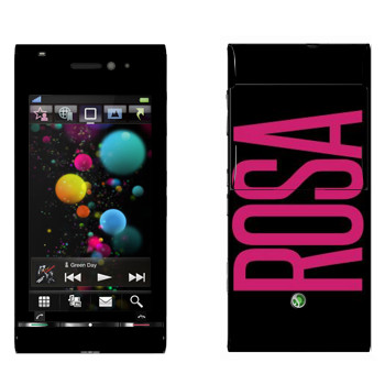   «Rosa»   Sony Ericsson U1 Satio