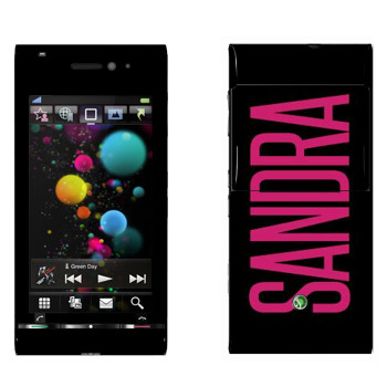   «Sandra»   Sony Ericsson U1 Satio
