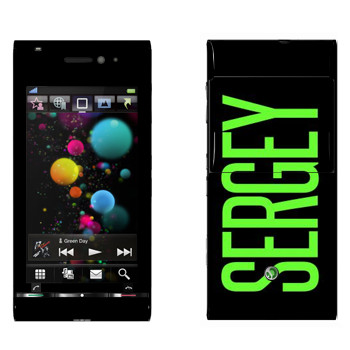   «Sergey»   Sony Ericsson U1 Satio