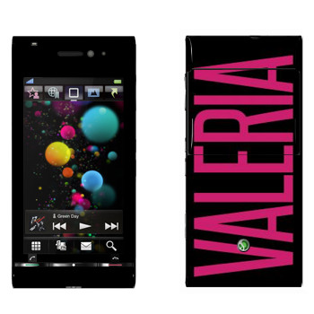   «Valeria»   Sony Ericsson U1 Satio