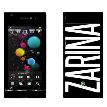   «Zarina»   Sony Ericsson U1 Satio