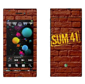   «- Sum 41»   Sony Ericsson U1 Satio