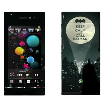   «Keep calm and call Batman»   Sony Ericsson U1 Satio