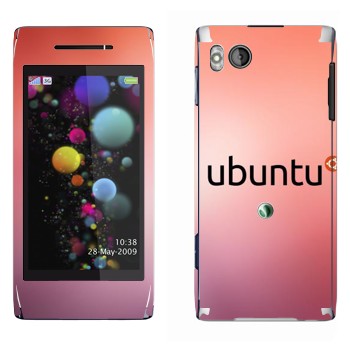   «Ubuntu»   Sony Ericsson U10 Aino