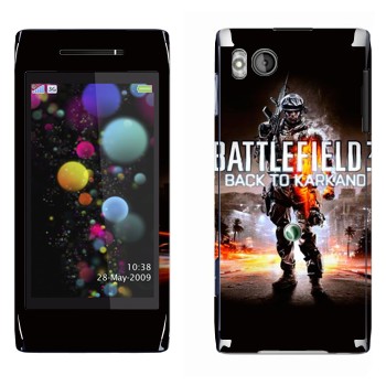   «Battlefield: Back to Karkand»   Sony Ericsson U10 Aino