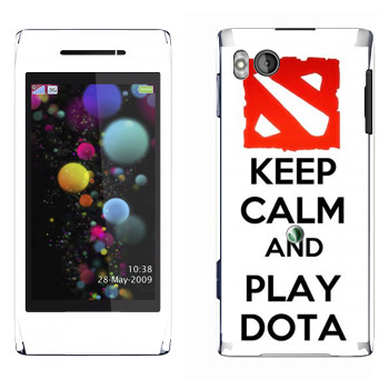  «Keep calm and Play DOTA»   Sony Ericsson U10 Aino