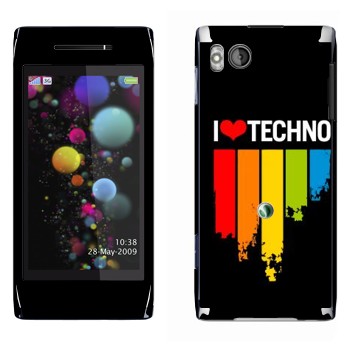   «I love techno»   Sony Ericsson U10 Aino