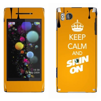   «Keep calm and Skinon»   Sony Ericsson U10 Aino