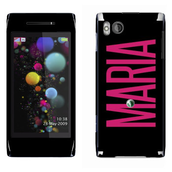   «Maria»   Sony Ericsson U10 Aino