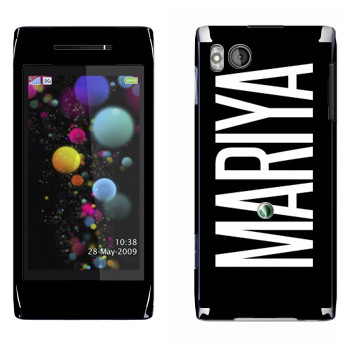   «Mariya»   Sony Ericsson U10 Aino