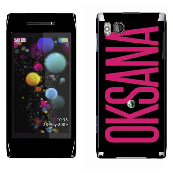   «Oksana»   Sony Ericsson U10 Aino