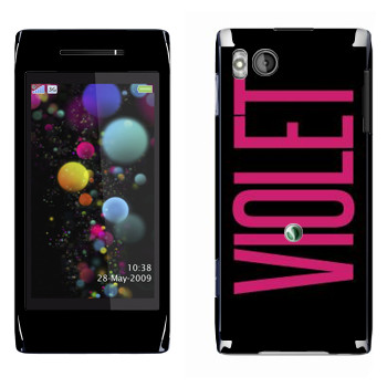  «Violet»   Sony Ericsson U10 Aino