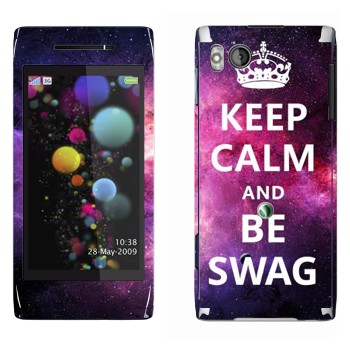   «Keep Calm and be SWAG»   Sony Ericsson U10 Aino