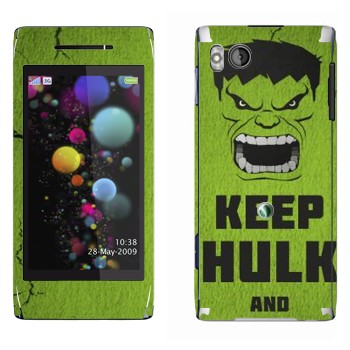   «Keep Hulk and»   Sony Ericsson U10 Aino
