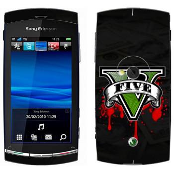  «GTA 5 - logo blood»   Sony Ericsson U5 Vivaz