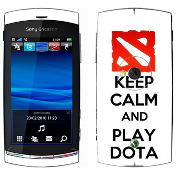   «Keep calm and Play DOTA»   Sony Ericsson U5 Vivaz