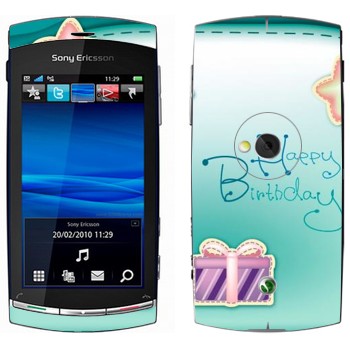   «Happy birthday»   Sony Ericsson U5 Vivaz