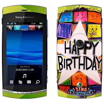   «  Happy birthday»   Sony Ericsson U5 Vivaz