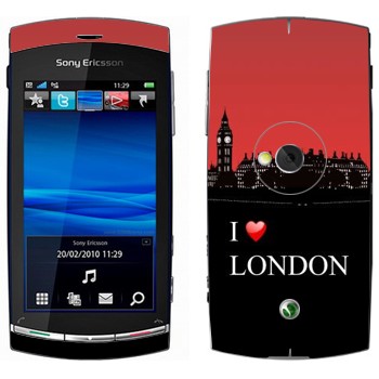   «I love London»   Sony Ericsson U5 Vivaz