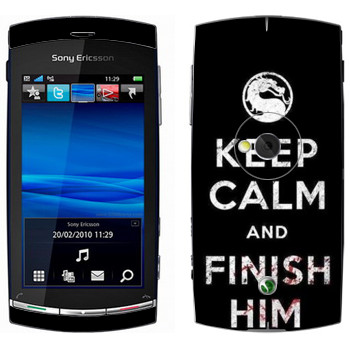   «Keep calm and Finish him Mortal Kombat»   Sony Ericsson U5 Vivaz