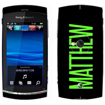   «Matthew»   Sony Ericsson U5 Vivaz
