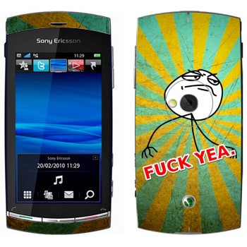   «Fuck yea»   Sony Ericsson U5 Vivaz