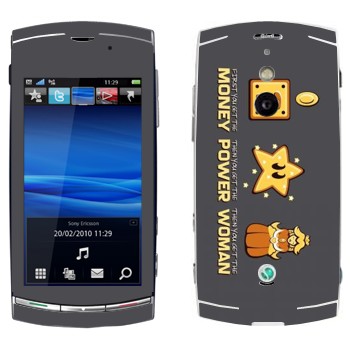   «Super Mario : Money, power, woman»   Sony Ericsson U8 Vivaz Pro