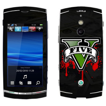   «GTA 5 - logo blood»   Sony Ericsson U8 Vivaz Pro