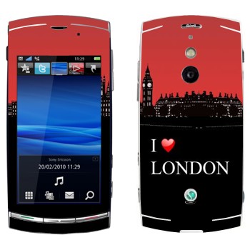   «I love London»   Sony Ericsson U8 Vivaz Pro