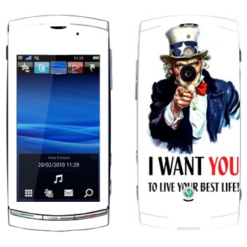   « : I want you!»   Sony Ericsson U8 Vivaz Pro