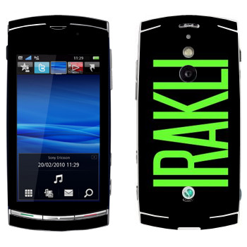   «Irakli»   Sony Ericsson U8 Vivaz Pro