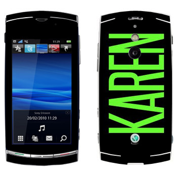   «Karen»   Sony Ericsson U8 Vivaz Pro