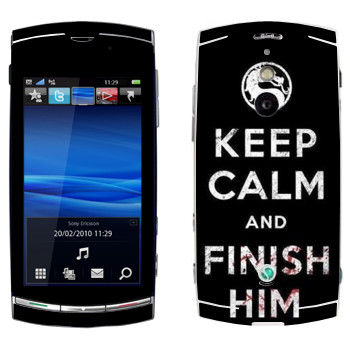   «Keep calm and Finish him Mortal Kombat»   Sony Ericsson U8 Vivaz Pro